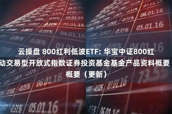 云操盘 800红利低波ETF: 华宝中证800红利低波动交易型开放式指数证券投资基金基金产品资料概要（更新）