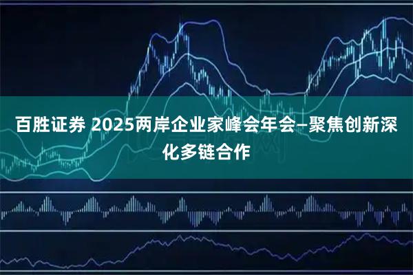 百胜证券 2025两岸企业家峰会年会—聚焦创新深化多链合作